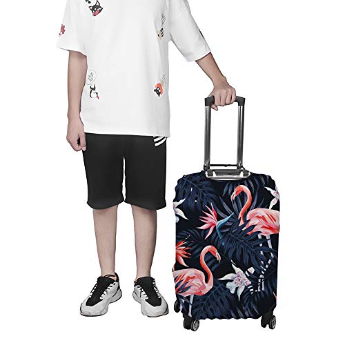 Housse de transport bagages oiseau du paradis protection lavable aux finitions soignées - 4