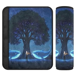 Nexawaveo Premium Gurtpolster Wale und Baum