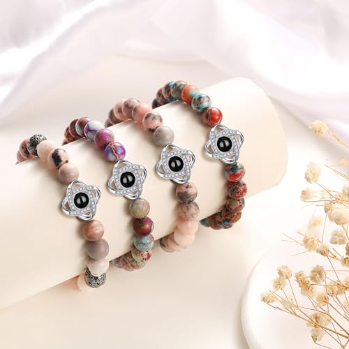 Image of JSJOY I Love You in 100 Languages Bracelet: Unique Gifts for Mom, Daughter, Sister, Girlfriend, Wife - Christmas Stocking Stuffers