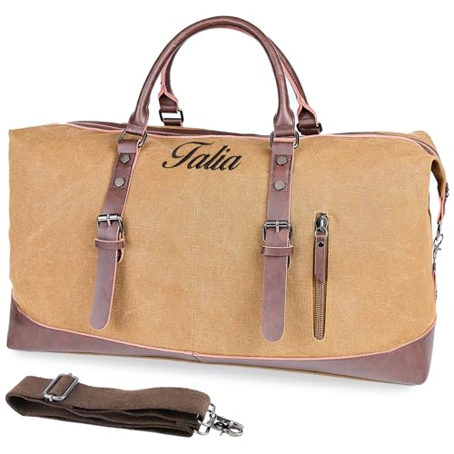 Vintage Canvas Custom Duffle