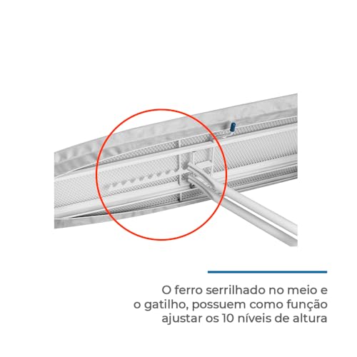 Tabua Mesa de Passar Roupa Extra Forte 2001 Top Plus Estampas Sortidas Metaltec