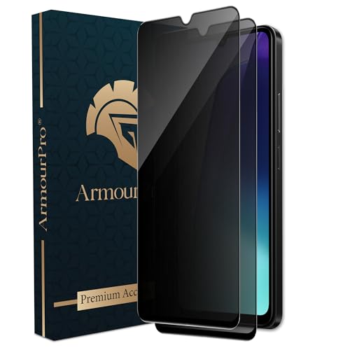 Image of ArmourPro Privacy Tempered Glass Screen Protector Compatible for Redmi 14C (6.88 Inch) with Edge-to-Edge Protector Coverage and Easy Installation kit (Pack of 2)