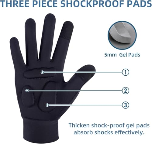Figure Skating Gloves, Figure Ice SkatingGloves for Women, Grils - Padded SkatingGloves for Skating Practice, Padded Protection for Dance Competition, Practice Competition - Ladies Small/Medium