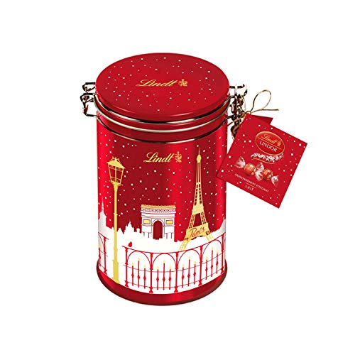  Lindt - Boîte Métal LINDOR - Chocolats au Lait...