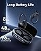occiam Wireless Earbuds Bluetooth Headphones Ear Buds 96Hrs Playback Sport Over-Ear Waterproof Wireless Headphones Earphones with Earhooks ENC Mics Clear Call for Sport Running Workout (Black)