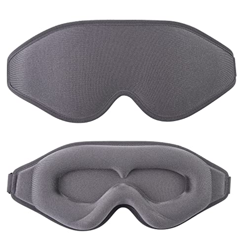 Máscara de Sono 3D para Dormir Confortavelmente e Viajar