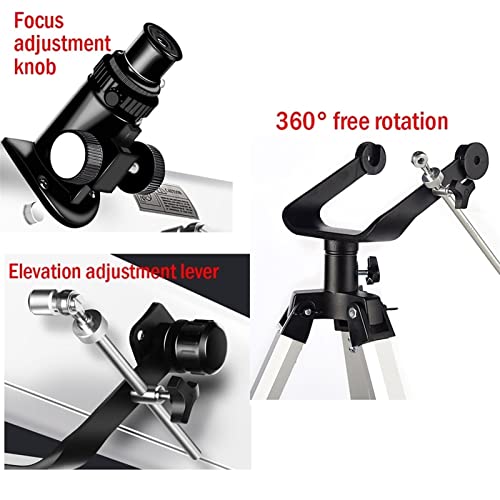 YXCKG Telescopio Refractor Astronómico 60/700mm con Trípode miniatura 3