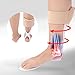 Foot Drop Brace, Ankle Foot Orthosis Adjustable Ankle Corrector Brace Support Protection Correction Splint Drop Foot Brace for Ankle Mobility Aid for Dorsiflexion Movement Left and Right(Left (M))