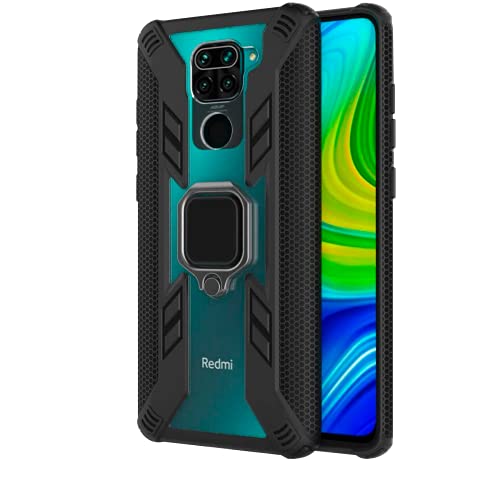 Capa Xiaomi Redmi Note 9 WB Safeguard Apoio Premium Antichoque Preta