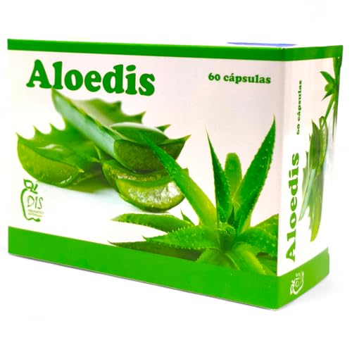 Dis Aloedis 60 Cápsulas - Con Aloe Vera y Carbón Vegetal Activo - Complemento Alimenticio Natural para Digestión y Tránsito