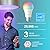 Sengled Smart Bulb, Color Changing Smart Bulbs Work with Alexa & Google Assistant, WiFi Light Bulbs No Hub Required A19 RGB Multicolor LED Light Bulb 60W Equivalent 800LM, 2 Pack
