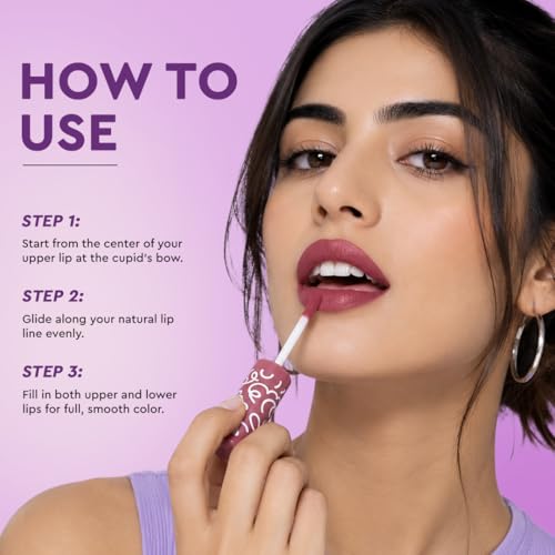 Image of Soft Stay Transferproof Liquid Lipstick| Hydrating, Highly Pigmented and Light Weight (Rose Pink, 03)