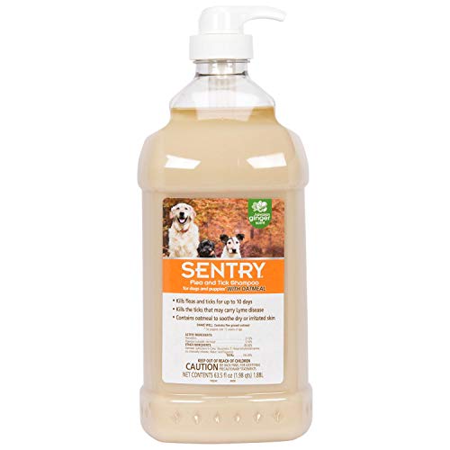SENTRY Oatmeal Flea and Tick Shampoo for Dogs, Rid...