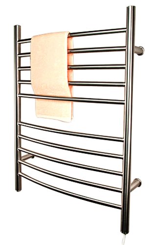 Amba RWP-CB Radiant Plug-In Curved Towel Warmer, Brushed