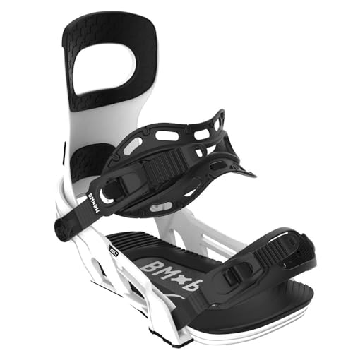 Bent Metal Bolt Mens Snowboard Bindings White M