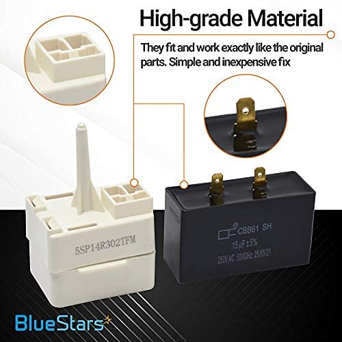 Bluestars W10613606 Refrigerator Compressor Start Relay And Capacitor thumb #3