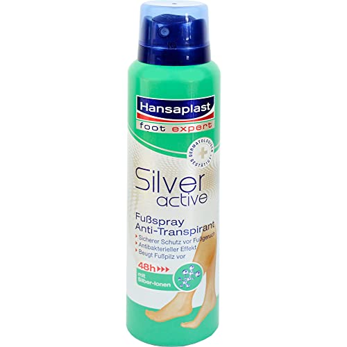 HANSAPLAST Fußspray Silver Active Schuhdeo für erfrischte Füße