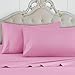 HOMEIDEAS 4 Piece Bed Sheets Set (Full, Pink), 1800 Bedding Soft Brushed Microfiber Luxury Sheets, Deep Pockets, Easy Care, Wrinkle & Fade Free