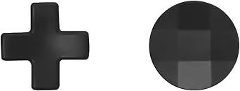 Ceozon Metal D-Pads Paddles Replacement Parts Directional Pad Kits for Xbox One Elite Xbox One Elite Series 2, Xbox Elite 2 Core Controller Button Accessories 2 Pcs Black