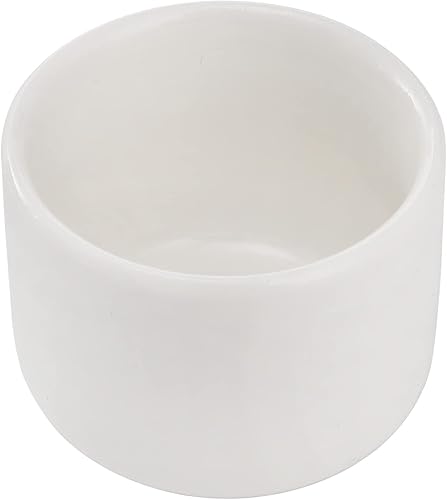 Miniatura 4 de Tosnail Juego de 7 piezas de sake japonés de cerámica, 1 jarra de porción y 6 tazas, color blanco