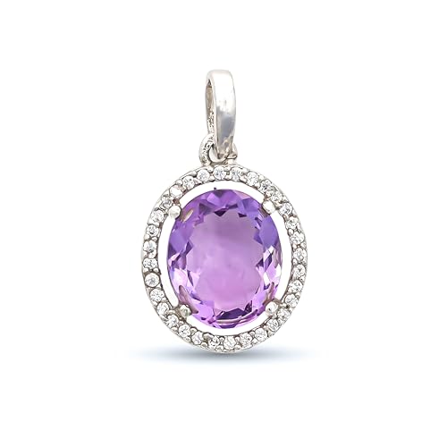 Pendentif améthyste argent 925, un bijou hypoallergénique qui ne ternit pas