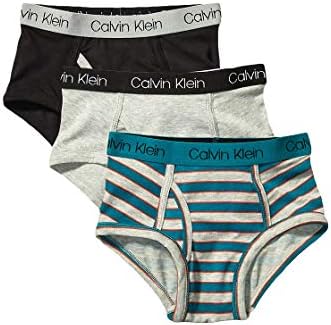 Calvin Klein Kids Boys' Modern Cotton Brief Underwear 3-Pack