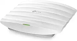 TP-Link Ponto de acesso sem fio Omada N300 para montagem no teto | Alimentado por PoE passivo com injetor PoE incluído | SDN integrado | Acesso à nuvem e aplicativo Omada para fácil gerenciamento