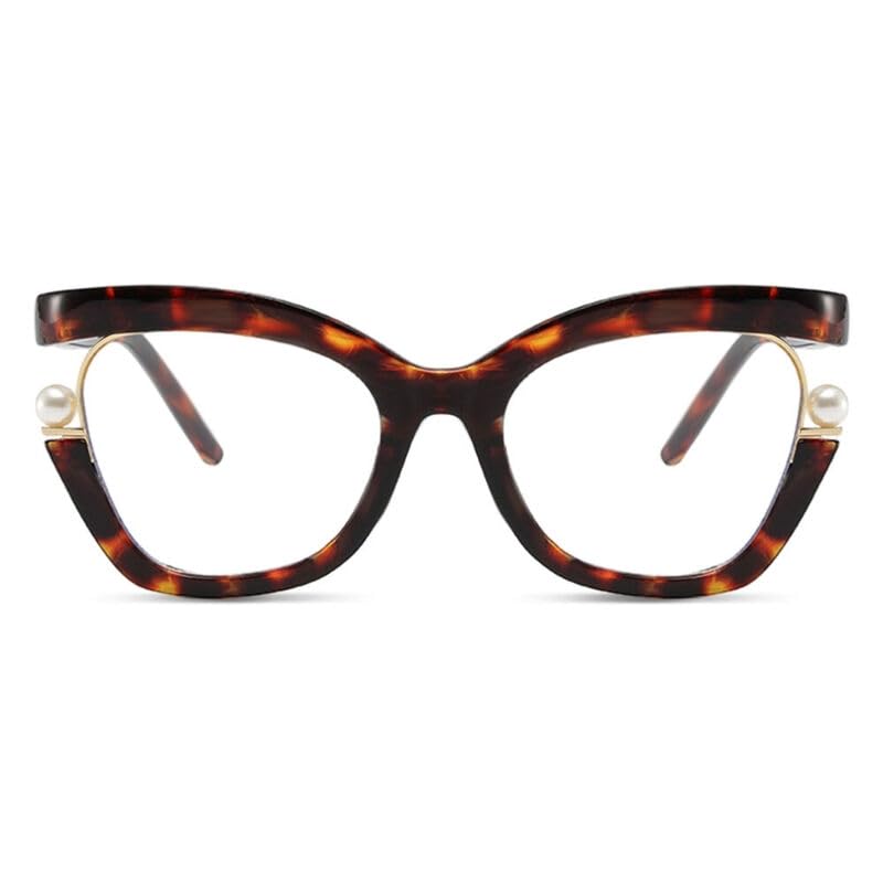 Oversized Cat Eye Reading Glasses for Women, Retro Stylish Blue Light Blocking Reader, Anti-fatigue Computer Glasses