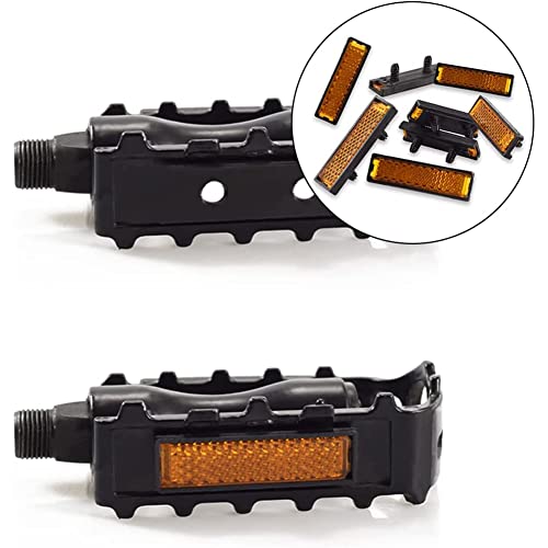 Reflektoren für Fahrrad Pedale, Reflektierendes Blatt Fahrrad, Pedal Reflektor, Nacht Sicherheit Warnung Pedal, Passend für Standard-Fahrradpedale, 8 Stück