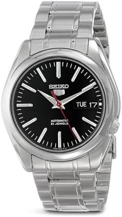 SEIKO Automatic Watch for Men 5-7S Collection - with Day/Date Calendar, Luminous Hands, Stainless Steel Case & Bracelet