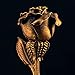 MakuliSmit Handcrafted Bronze Rose – 8th & 19th Yeat Wedding for Her – Solid Metal Forever Flower Keepsake