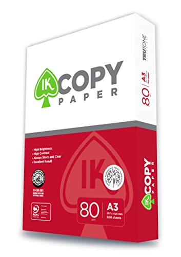 Folios Marca Copy Paper | Pack 500 Folios | DIN A3 | Paquetes para Oficina, Hogar | Folios para Impresoras Láser y de Inyección-Fotocopiadora-Fax | Pack de 1 paquete