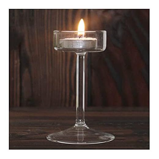 wangshang Europeisk ljushållare, glasljusstativ, glas ljusstativ, dekorerad för romantisk middag hemma