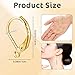 ElevateTech Leverback Earring Hooks, 100 Pcs Stainless Steel Lever Back Earring Clasps French Ear Wire Findings for Dangles Earrings DIY Jewelry Making, Smooth to Open & Close (Gold)