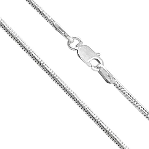 Honolulu Jewelry Company Sterling Silver 1.9mm Snake Chain Necklace, 14" - 36" Cover