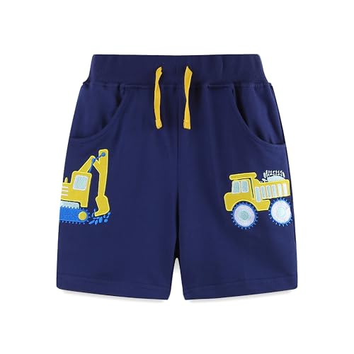 Short élastique enfant facile à enfiler imprimé rigolo