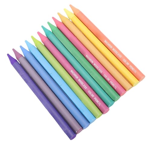 Bolígrafos de Dibujo sin Madera, Escritura Más Suave, Fácil de Mezclar, Bolígrafo Artístico de 12 Colores, Diseño Portátil para Pintar y Dibujar (Tipo 1)
