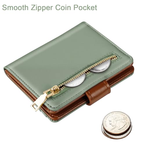 Image of Small Wallets for Women Slim Minimalist Bifold Credit Card Holder