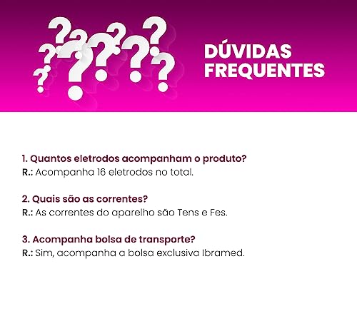 Kit Neurodyn III TENS, FES e Burst Ibramed Com Eletrodos e Gel