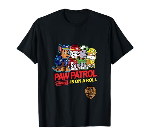 T-shirt Paw Patrol Group Shot 8-bit vêtement enfant