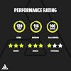 JOOLA Carbon X Pro Performance Ping Pong Paddle - Ergonomic Grip Handle & Pro Friction Technology - ITTF Approved - Ping Pong Racket for Advanced Control & Speed - Table Tennis Racket - Red