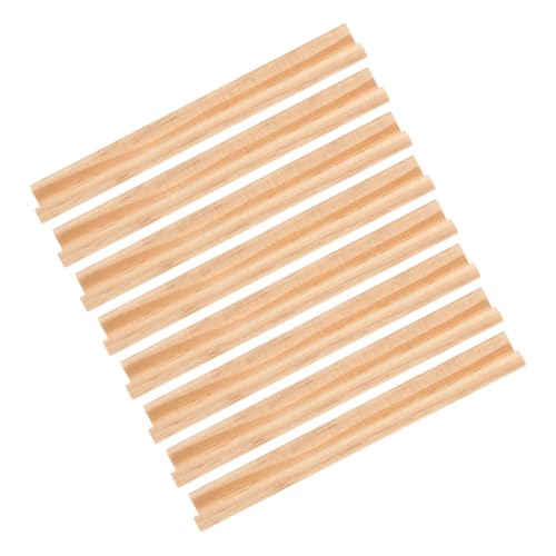 Soporte de madera para fichas de dominó x8 piezas
