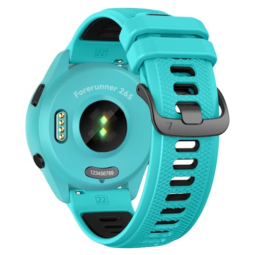 U-LIMVE �r���v�o���h Garmin Forerunner 265/Forerunner 255/Forerunner 570 47mm/Vivoactive 4/Venu 4/Venu 3/Venu 2�p �\�t�g�V���R�� 22mm�����p�o���h