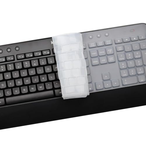 Image of iFyx Keyboard Cover Skin for Logitech MK545 MK540 Keyboard Cover Ultra Thin Protective Skin (Transparent)