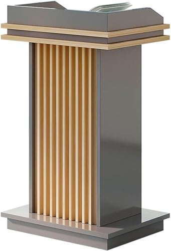Soporte de madera resistente, atril de suelo para iglesia, conferencias y presentaciones, escritorio púlpito para uso profesional y conferencias en el hogar