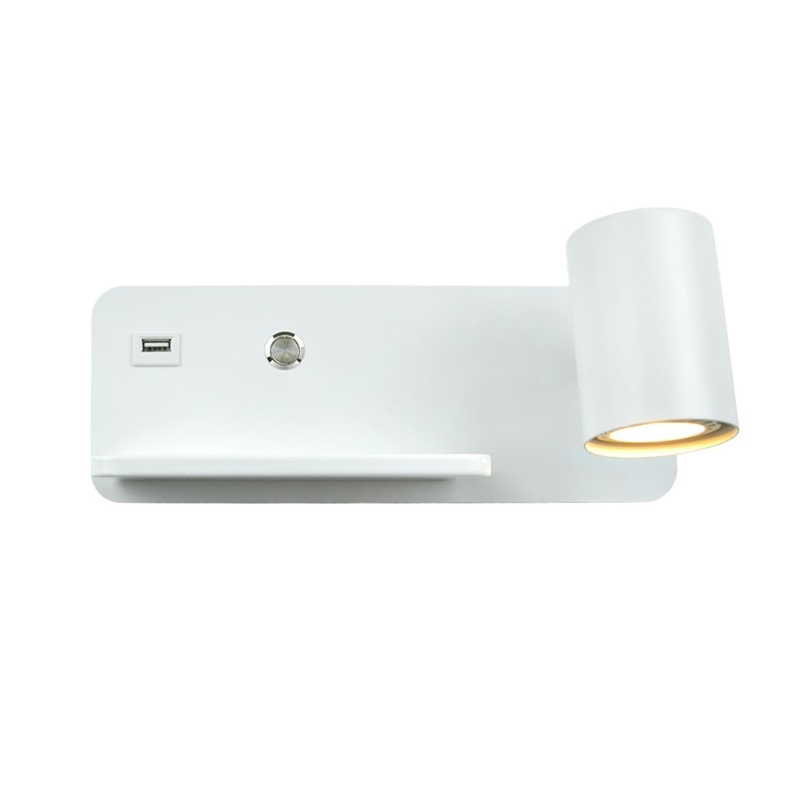 GDBAGKDQK Indoor LED Wall Lamp USB Wireless Charging Light for Home Bedroom Bedside Nordic Sconce 5W Bulb Lights Warm White Bright Lights