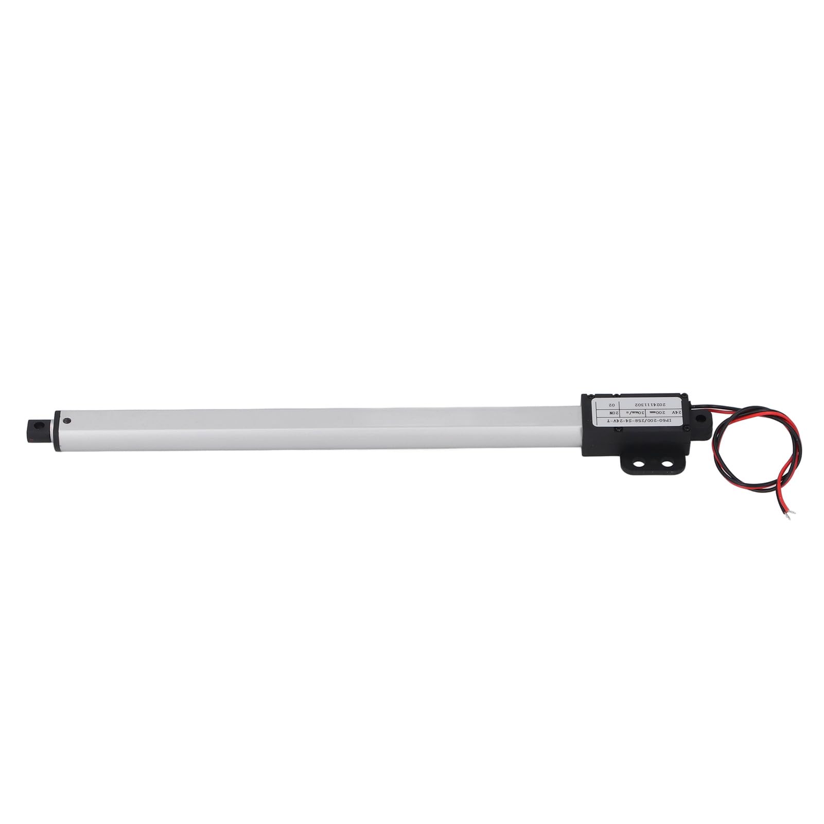 Mini elektryczny siłownik liniowy 24V DC 200mm skok 20N ciąg automatyczne wysuwanie chowanie do maszyn rolniczych automatyka domowa aluminiowa konstrukcja ABS