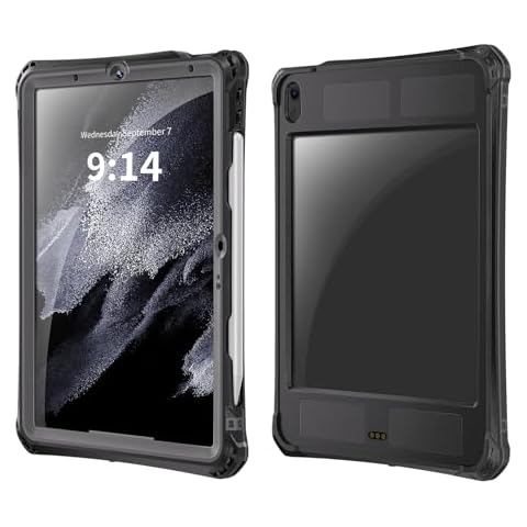 ANROD for iPad Air 6/5/4 Gen 11-inch M2 2024 Waterproof Case, with [Kickstand, Lanyard, Pen Holder] IP68 Full Body Seal Shockproof Watertight Cover for iPad Air 11'', Compatible with Magic Keyboard Cover