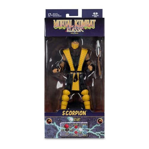 McFarlane Toys - Mortal Kombat Klassic Scorpion Figurine d'action de 7 Pouces