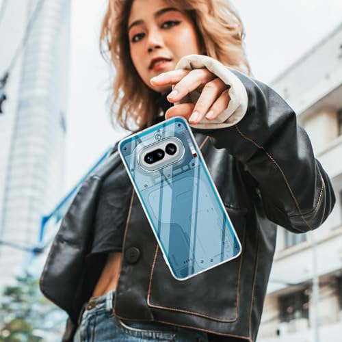 Image of Jkobi Silicone Back Case Cover for Nothing Phone 4A 5G (Clear Shockproof Case with Camera Protection | Soft and Flexible | Transparent)